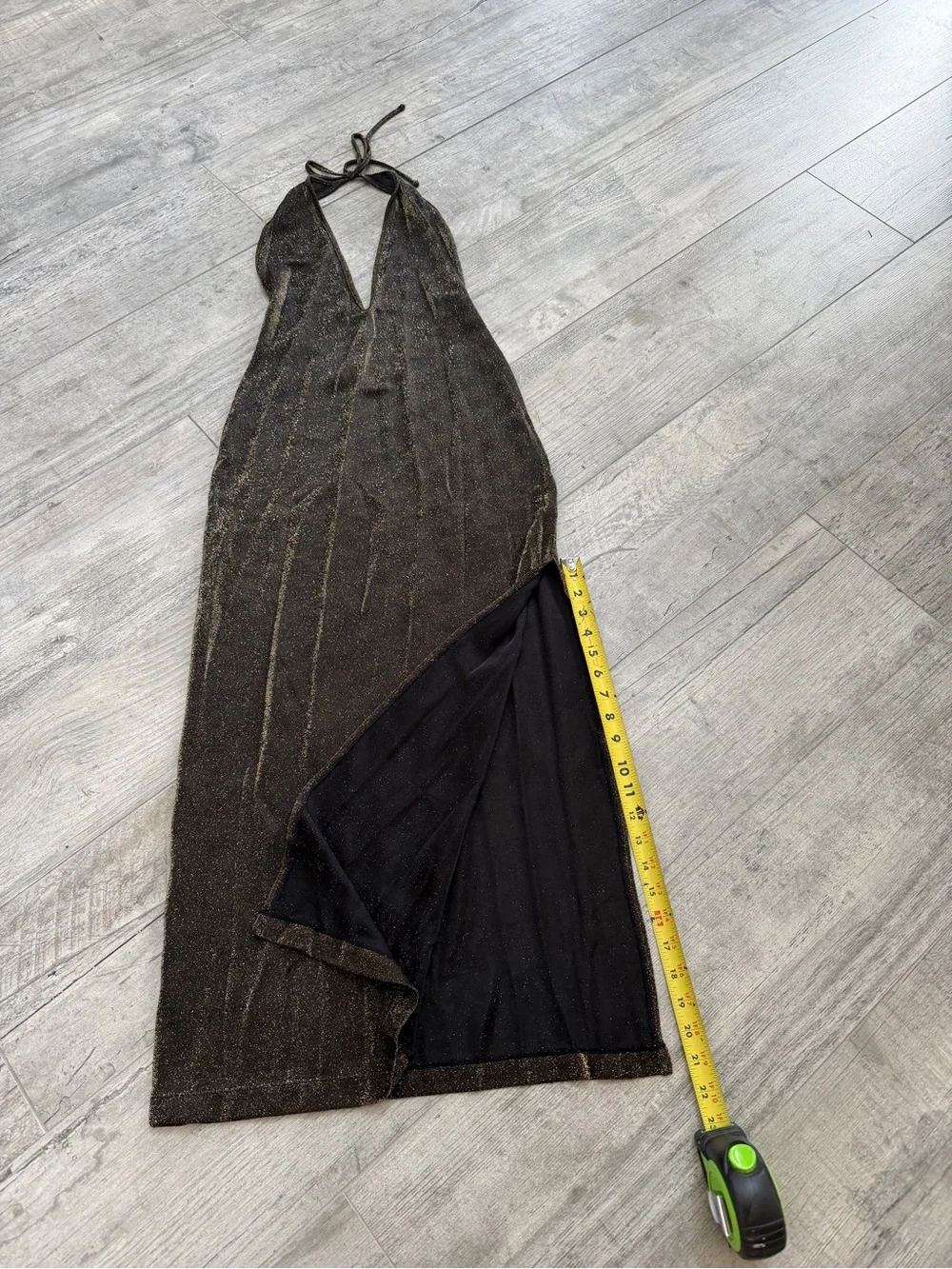 RARE Vintage Y2K Victoria’s Secret Backless Sheer Halter Dress with Deep plunge